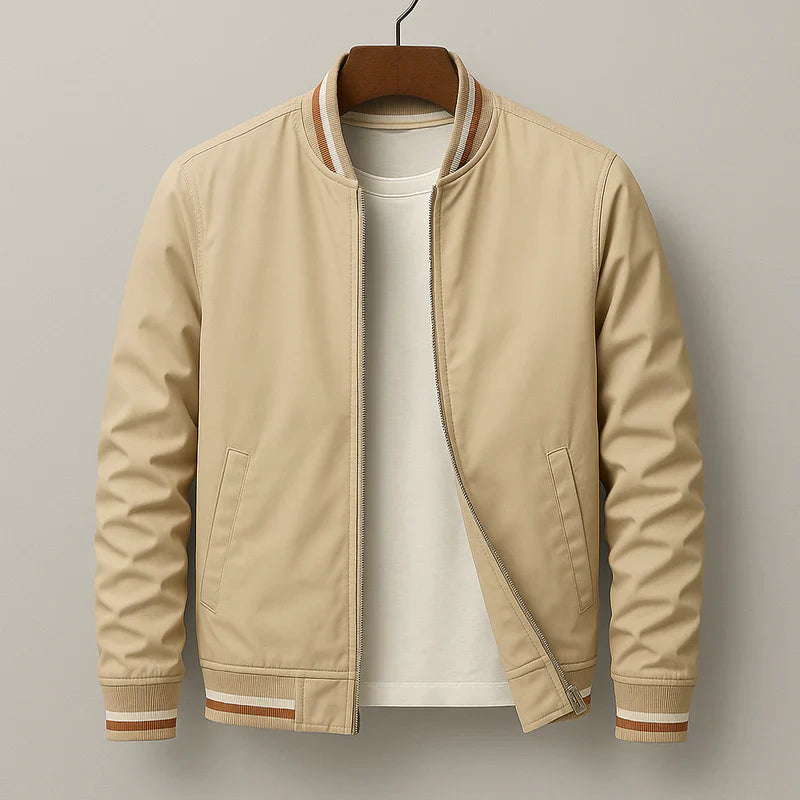 ST™ Stylish Striped Bomber Jacket