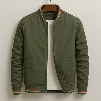 ST™ Stylish Striped Bomber Jacket