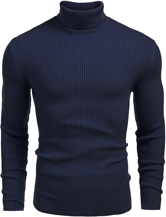 Men's Ribbed Slim Fit Pullover