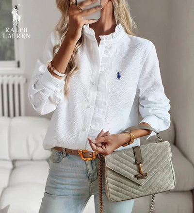 RL™ Luxury Ruffled Blouse for Women
